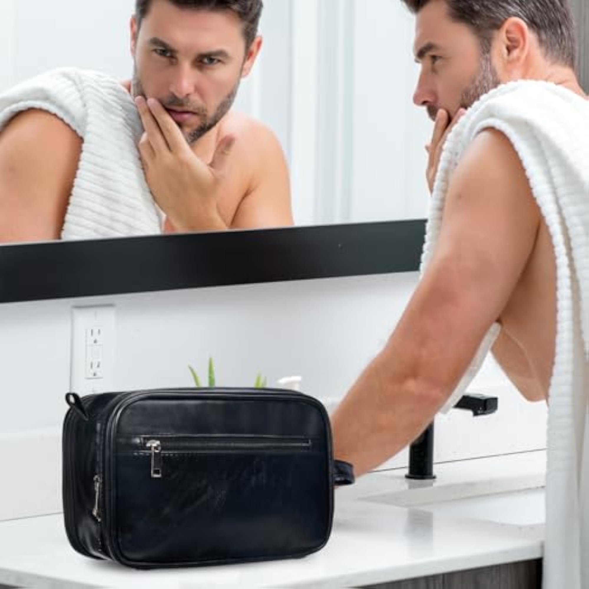 Personalized Mens Travel Toiletry Bag