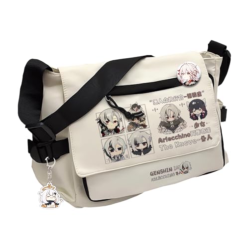 Game Handbag Hutao Crossbody Bag Cute Single Shoulder Bag Adult 3D Print Anime Backpack Bag