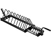 GYM MASTER Portable Horizontal Bumper Plate Trolley Rack with Fractional Weight Section