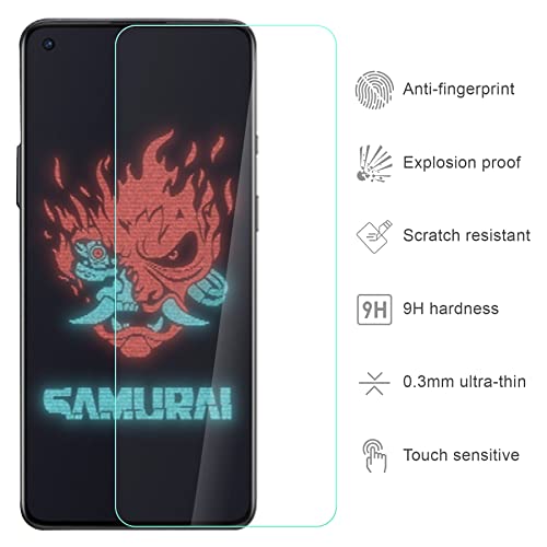 3 piezas de vidrio templado compatible con OnePlus...