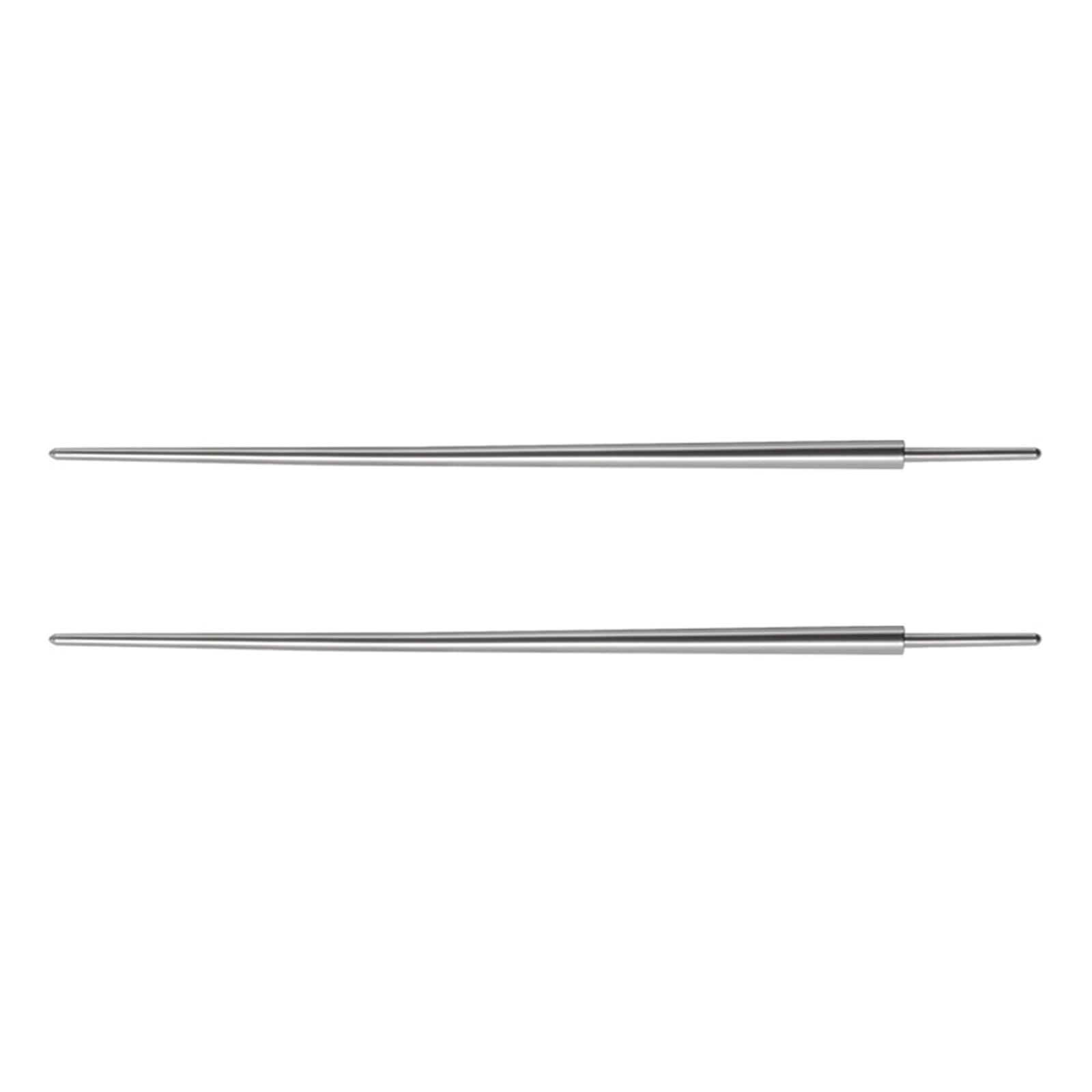 Vsilay 1.0Mm Pack Of 2 Piercing Taper Insertion Pin 14G/16G/18G Steel Taper Insertion Pin Body Piercing Stretching Kit Assistant Tool