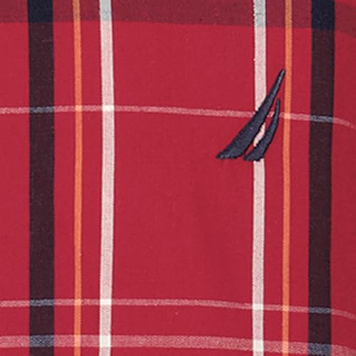 Image of Nautica Boys Long Sleeve Woven Button-Down Shirt, Comfortable, Classic Fit
