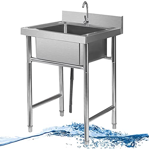 Évier utilitaire en acier inoxydable 304 pour résoudre les manques de points d'eau - 2