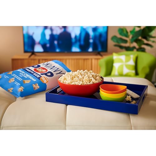 Image of SkinnyPop White Cheddar Popcorn, Whole Grain Gluten-Free Snack, 8 oz Bag