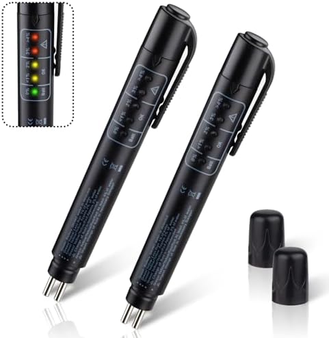 ecocstm 2 PCS Brake Fluid Tester, Brake Fluid Moisture Tester, Br...