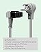 Dishwasher Power Cord Compatible with Bosch 300 500 800 Series Dishwashers 00752018 Dishwasher Junction Box and Power Cord Assembly Equipment Replace SMZPC002UC Proprietary AC Charger Cable