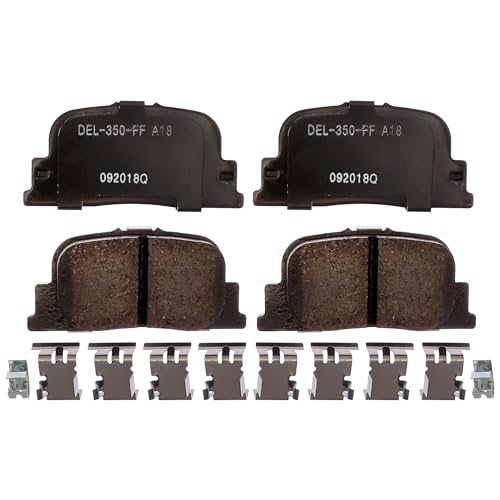 Plaquettes de frein ACDelco Gold 17D835CH friction céramique sans bruit pour auto