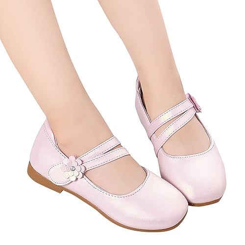Toddler Girls Dress Shoes Flower Girl Shoes Ballerina Flats Mary Jane Wedding Party Flower Shoes Kids School Shoes3