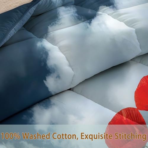 Colcha lavable 200x200 azul para olvidarse de las fundas nórdicas 7