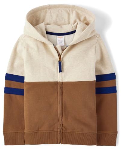 Gymboree,and Toddler Long Sleeve Zip Up Hoodie,Cinnamon Tan,12