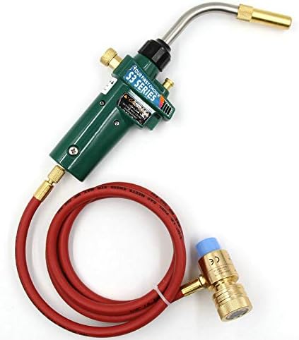 MAPP Welding Gas Torch Gas Self Ignition Turbo Torch With Hose Solder Propane Welding Torch For Plumbing Air Conditioning Heating
