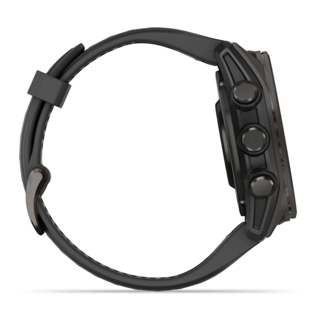 Garmin Bright Amoled Fenix 8-43 MM | Fino a 29 giorni di durata della batteria in modalità Smartwatch | Monitoraggio della salute e della ricchezza 24/7 Altoparlante integrato, microfono e torcia LED
