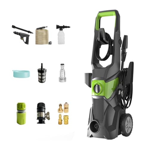 �������@ ���z���p �ƒ�p ��ԋ@ �����N���[�i�[ �s�[�N�d��3000W ��i�d��220V ����9L/�� ����150BAR ��� ���| ���͕��� �ȃG�l 10m�����z�[�X�t (�O���[��)