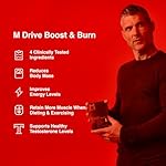 Mdrive Boost and Burn Testosterone Booster and Fat Burner for Men, Energy, Strength, Stress Relief, KSM-66 Ashwagandha, Advantra Z, Chromax, 60 Capsules - Image 3