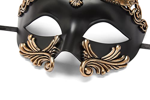 BAWASEEHI Masquerade Mask for Men- Roman Greek Mythological Ventian Mask Halloween Cosplay Mardi Gras