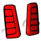 アルファード ヴェルファイア 30系 前期 後期 流れる発光 ブレーキ連動 LED リフレクター テールランプ 左右セット (トクトヨ)Tokutoyo