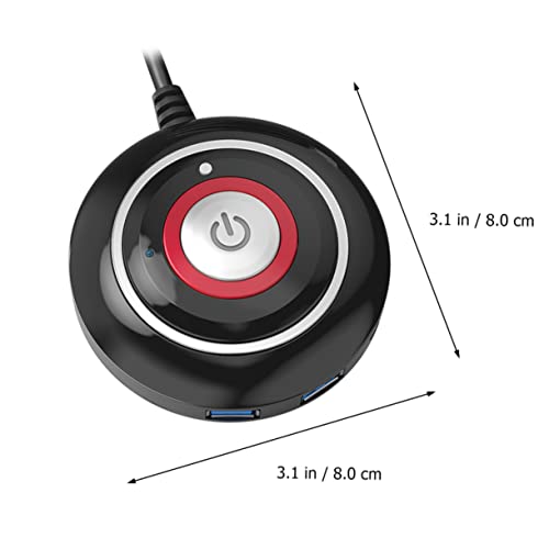 Veemoon Reset Push Button Cable USB para Gabinete de PC, Botón de Encendido y Reset para Computadora de Escritorio miniatura 6