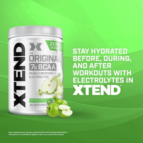 Image of Xtend Original BCAA Powder 7g BCAA and 2.5g L-Glutamine, Sugar Free Post Workout Muscle Recovery Drink with Amino Acids for Men & Women, 30 Servings