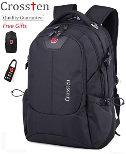 Swiss bag Crossten Men Women Laptop Backpack Computer Outdoor School Army Travel Bag 16