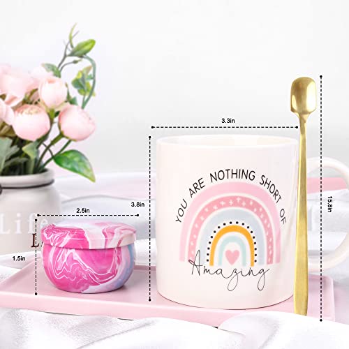 Birthday Gifts For Women, Gift Set For Best Friend Her Mom Sister Wife, Mothers Day Gifts For From Daughter, Teachers Day Personalized Thank You Gifts, Scented Candles Gifts, Coffee Mug, Hand Cream #TOP6