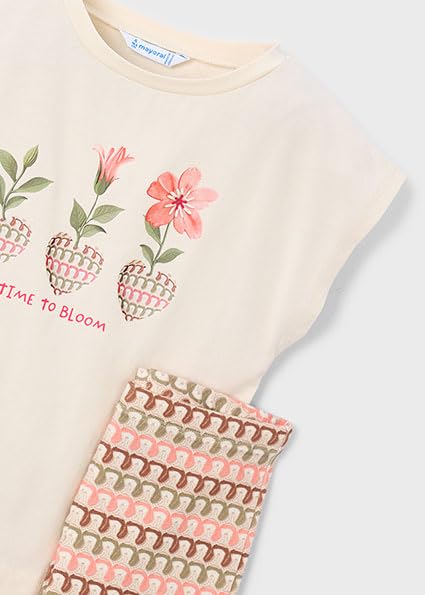 Conjunto Mayoral niña 8 años para paseos y eventos con pantalón multicolor de 128 cm 7
