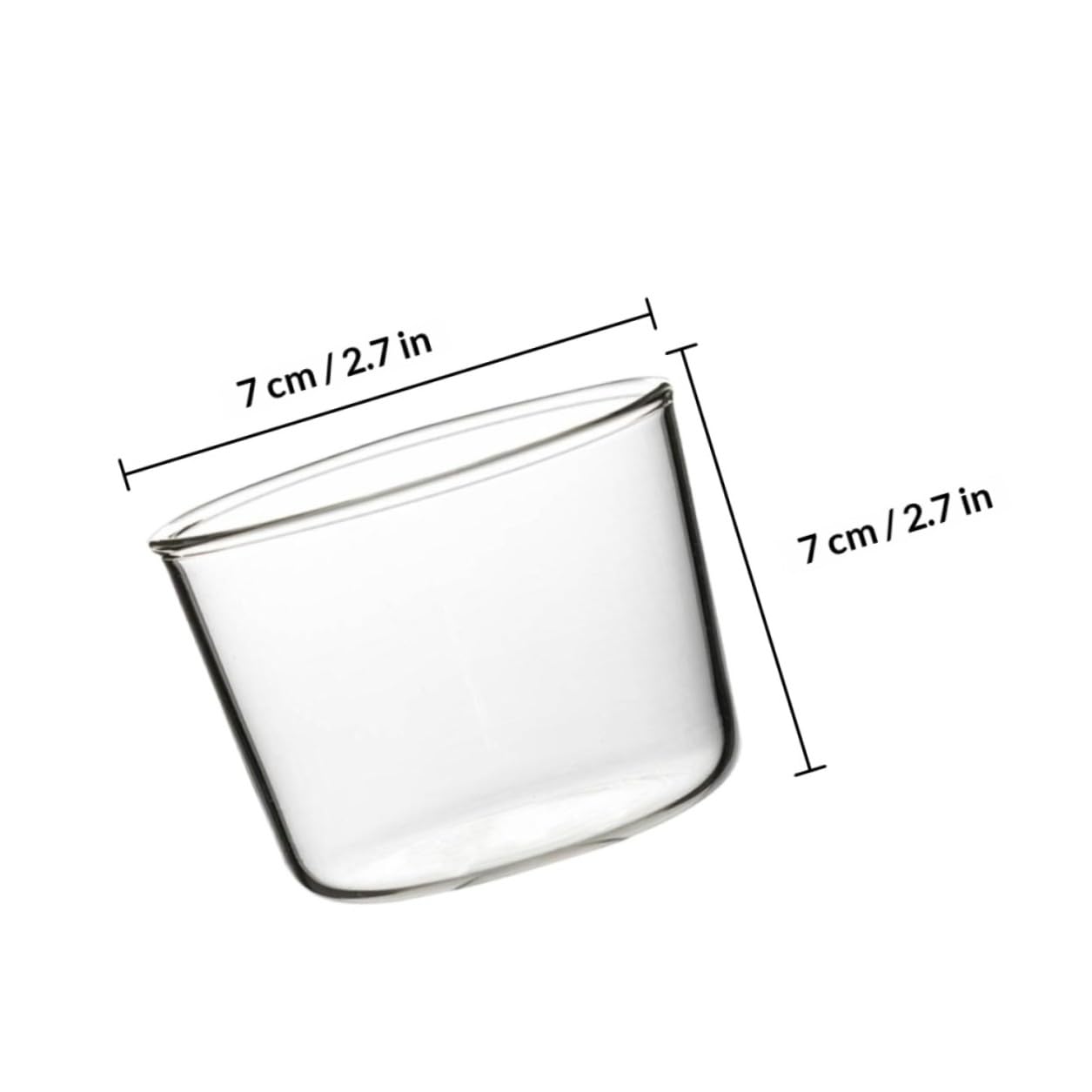 Vasos de Vidrio para Postres 200 Ml 4 Piezas, Recipientes Redondos Reutilizables para Mousse, Helado y Snacks, Tazas Transparentes Multiusos para Buffet y Aperitivos