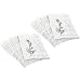 100 Silver Paper Gift Bags Shopping Tote Sales Bag 6 x 4"