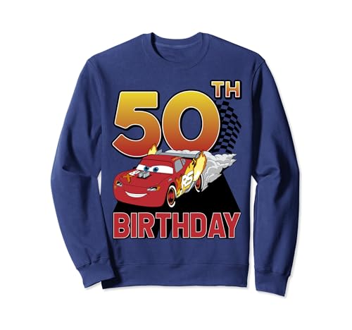 Sweat Cars Disney Pixar 50th Birthday Racer McQueen pour enfant et fan de Flash