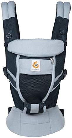 Ergobaby Baby Carrier for Newborn to Toddler up to 20kg, Adapt 3-Position Cool Air Mesh, Deep Blue