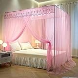 Generic Mosquito Net Princess Mosquito Net for Bed Canopy Bed Curtains King Full...