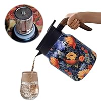 Vintage Tee-Thermoskanne 1L - Mit Teesieb Und Wärmefunktion