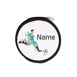 Striefchen® Runde Geldbörse für Jungen mit Gratis Namensaufdruck Fußball