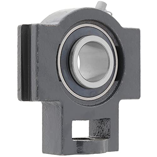 Uct206-19 - Take-Up Housing Ball Bearing Unit, Insert Bearing Uc206-19, Cast Iron Housing T206, Bore Shaft 1.187 In (30.16 Mm), Set Screw Locking, 4.449 In (113 Mm) Length Total #TOP3