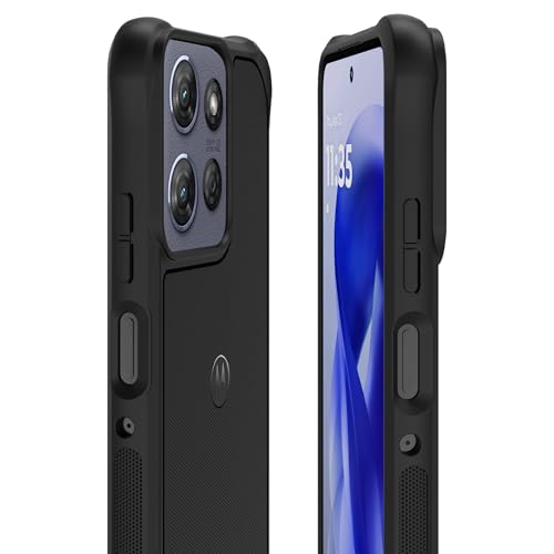 Image of Motorola Moto G Power (2025 /2026) Rugged Protective Case- Black | Precision fit, Military Grade Shock Absorbing Cover for Enhanced Phone Grip, Drop Protection