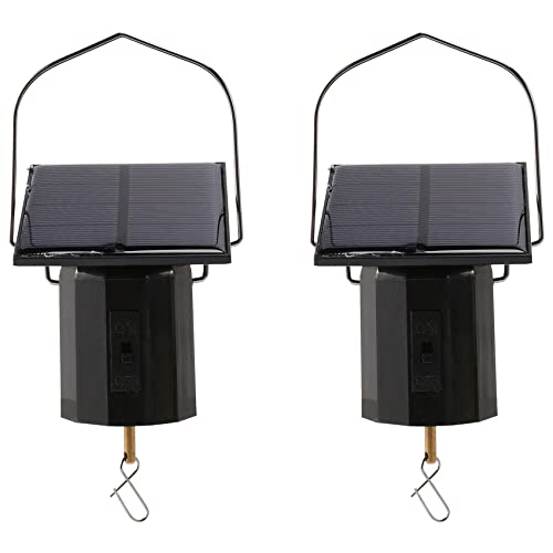 Wresetly Lot de 2 petits moteurs à énergie solaire rotatifs