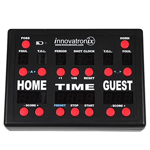 Innovatronix Electronic Basketball Scoreboard - Ebs Mini - Controller With 8 Meters / 26 Feet Hdmi Cable And Dc 5V Power Supply - Used For Basketball, Volleyball, Wrestling And More | Tv Not Included #TOP2