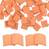 prix carrelage terre cuite 30x30 Quantité ÉLevéE De Carreaux: Livré avec 80 mini carreaux de toit, ce modèle de carreaux de toit miniature permet une large liberté de création pour vos projets de table de sable ou scènes miniatures