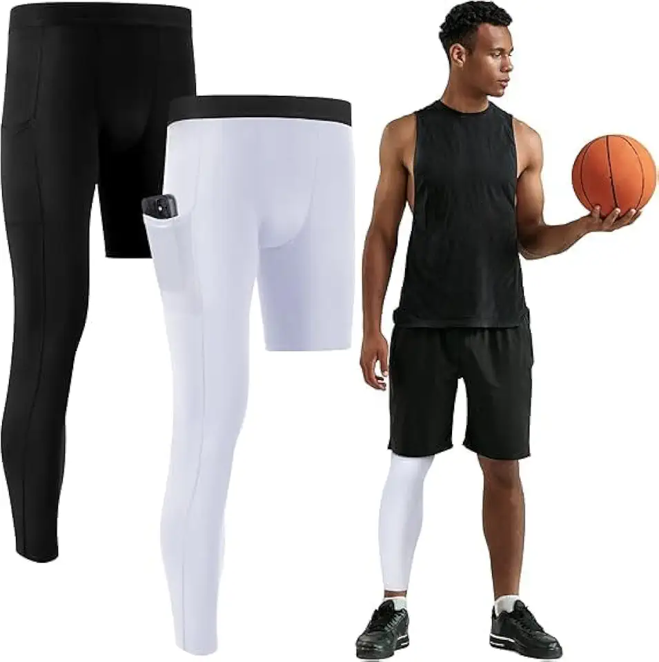 TERRIFI Compression Athletic Leggings Performance Basketball