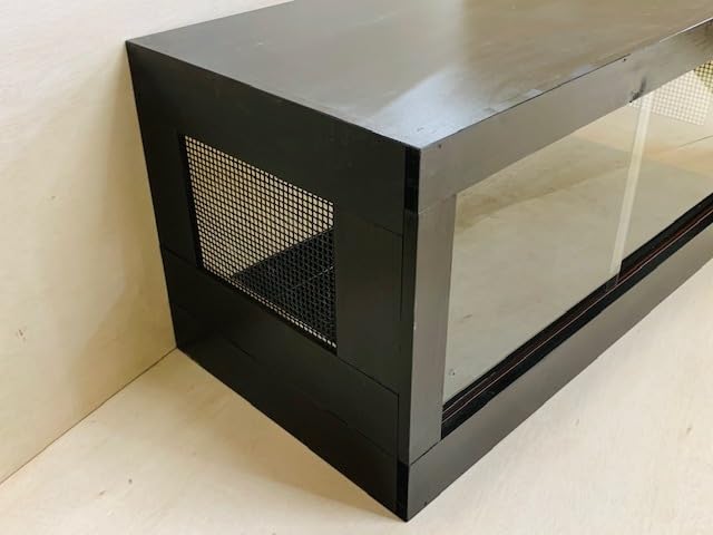 Amazon.co.jp: 限定ブラック仕様 RepBox木製ケージ 900×450×450  