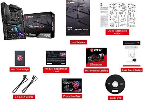 INLAND Micro Center AMD Ryzen 5 5600X Desktop Processor 6-core Up to 4.6GHz Unlocked with Wraith Stealth Cooler Bundle | MSI MPG B550 Gaming Plus ATX Gaming Motherboard (AMD AM4, DDR4, PCIe 4.0, M.2) 9 INLAND Micro Center AMD Ryzen 5 5600X Desktop Processor 6-core Up to 4.6GHz Unlocked with Wraith Stealth Cooler Bundle | MSI MPG B550 Gaming Plus ATX Gaming Motherboard (AMD AM4, DDR4, PCIe 4.0, M.2) - Image 7