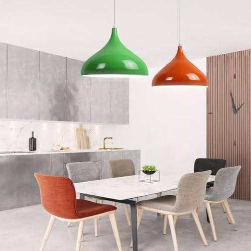 Luminaires décoratifs pour porche et bar avec abat-jour de lustre suspendu macaron - 4