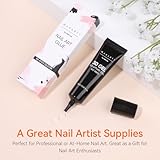 Makartt 3D Nail Gel for Nail Art - 15ml No Wipe Clear 3D Sculpting Nail Gel Polish, Multi-Use Nail Glue for Drawing, Molding & Decoration, Required UV/LED Light Cured - Image 8