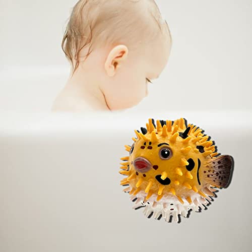 Gemini & Genius Pufferfish Toys, Plastic Wild Puffer Fish Action Figure, Real Blowfish Toy, Educational Toy, Diy Craft Decor, Swim Bath Toy For Kids #TOP5