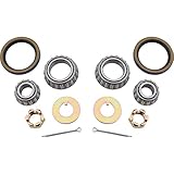 Speedway Motors Bearing and Seal Kit for Chevy Radial Spindle Mount Wheels, Includes Bearings, Seals, Nuts, Washers, Pins, Compatible with 1949–54 Chevy Spindles