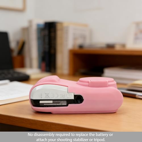 Funda silicona para cámara Kodak PIXPRO FZ45 color rosa miniatura 5