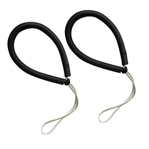 MOUNTAIN MEN 6pcs de Buceo de muñeca Correa de Cuello Flash de la cámara subacuática de Agarre de la Cuerda de Deportes acuáticos de Buceo Natación Piscina Accesorios (Color : Black)