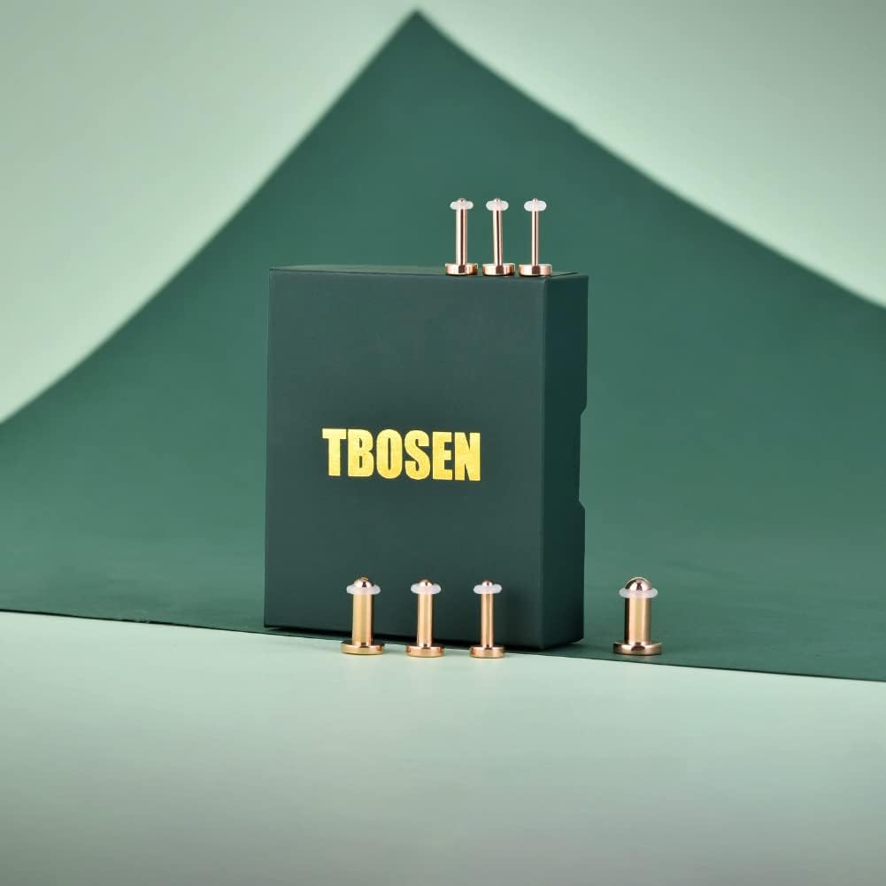 TBOSEN Precise Dimensions Set G23 Titanium O-Ring Ear Plugs Tunnels Gauges Stretcher Piercings Kit