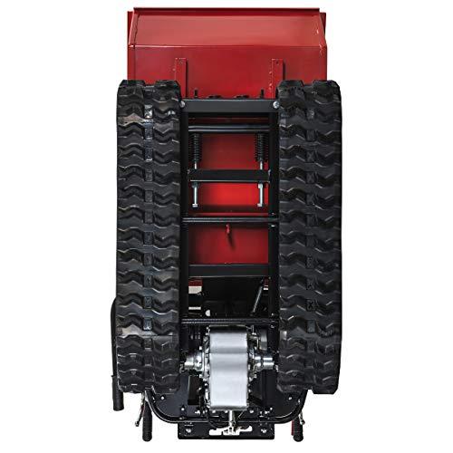 image for XtremepowerUS All-Terrain Track Barrow Wheel Gas Powered by Kohler 6.5