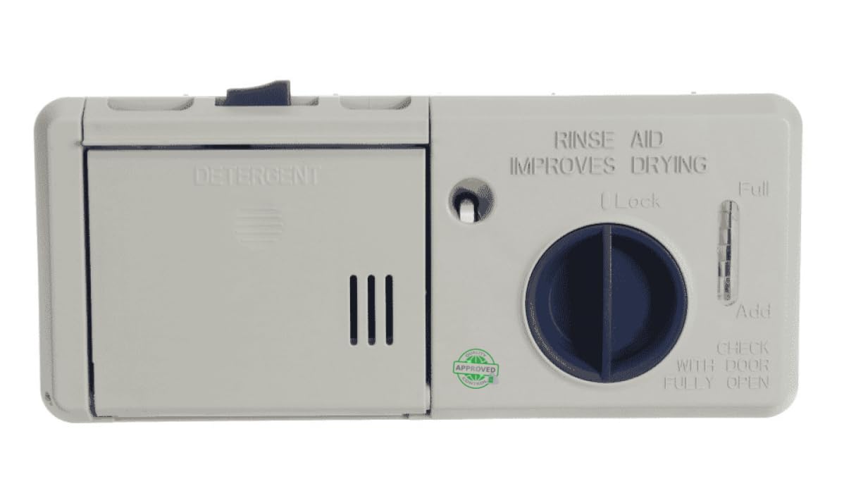 AP6023708 PS11757054 EAP11757054 PD00028735 CKD2280 - Dispensador de detergente para lavavajillas de 9 pulgadas de longitud aprox. Repuesto y compatible con Whirlpool Heavy Duty