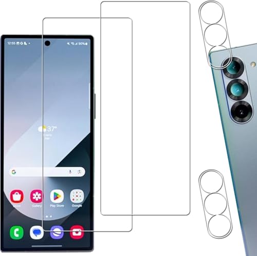 KPNS ���{�f�ސ� Galaxy Z Fold 7 �p �����ߗ� �K���X�t�B���� �J�����t�B���� �����K���X �J�o�[ �ȒP�\��t�� �ی�t�B�����y2+2���Z�b�g�z